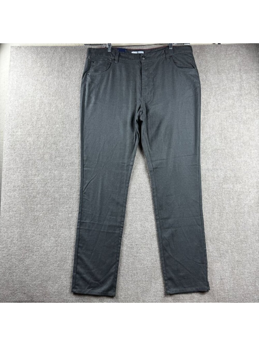 Johnnie-O London Brushed Twill Flannel Pants 38x34 Charcoal Gray Old Money Prep